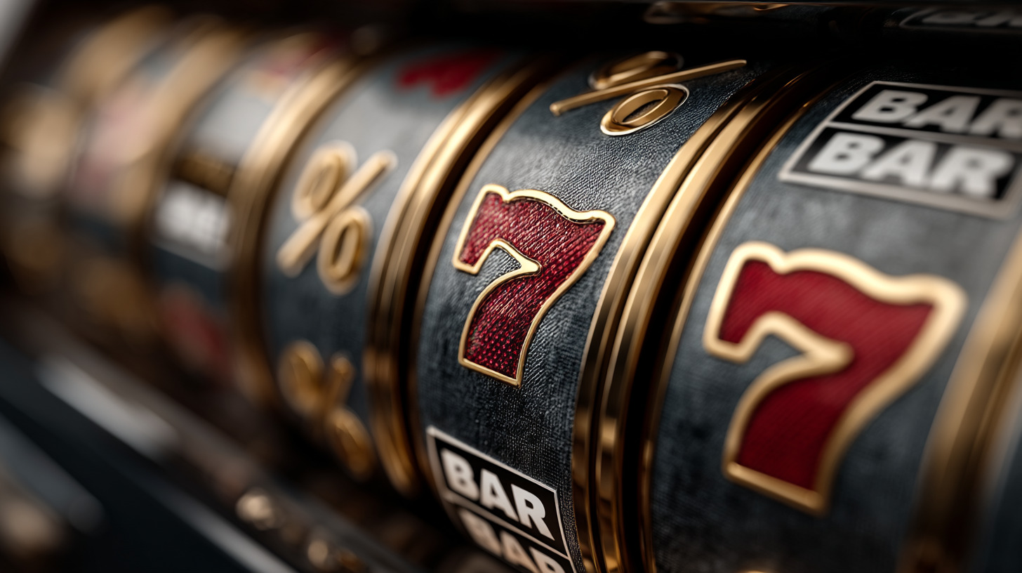 Spinning slot machine reels